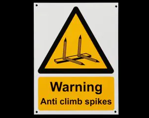 RazorwireUK A5 Size Plastic Warning Sign